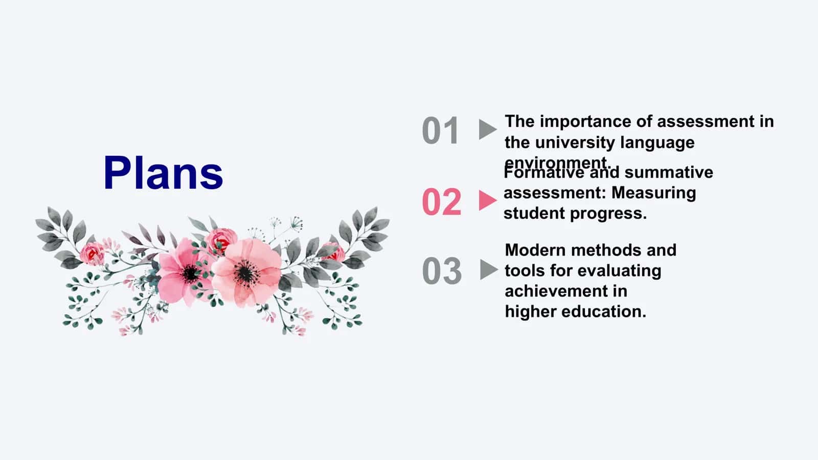 Assessing progress and achievement in the language classroom of University students 2