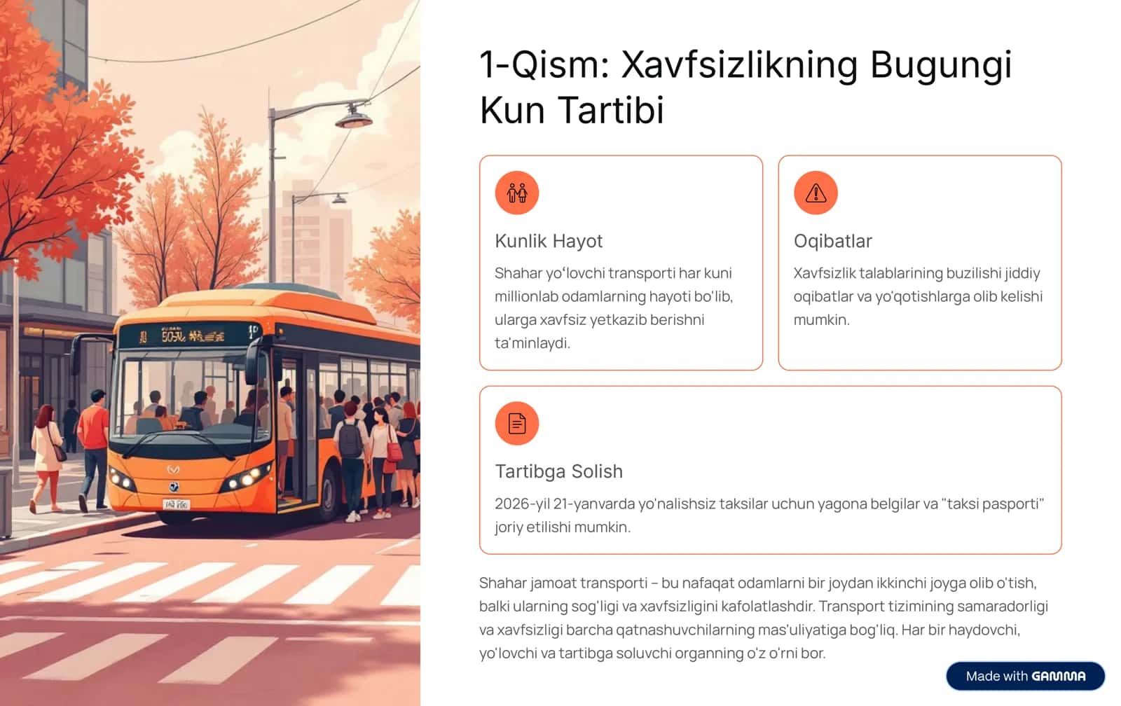 Shahar Yoʻlovchi Transportida Xavfsizlikni Ta'minlash 2