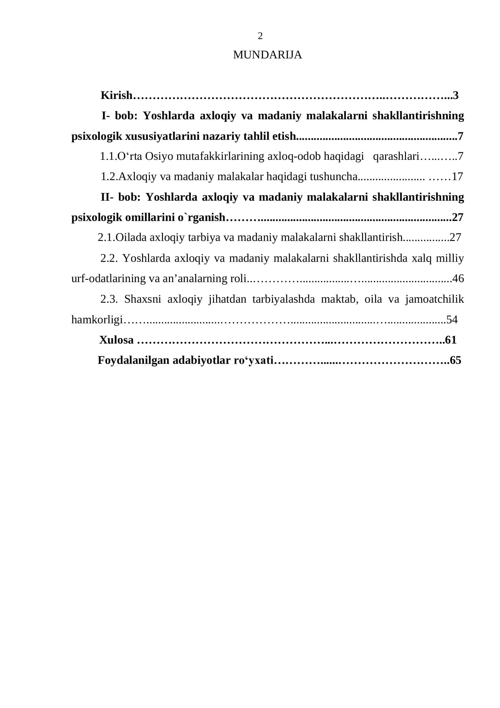 Yoshlarda ahloqiy va madaniy malakalarni shakllantirishning psixologik xususiyatlari 2
