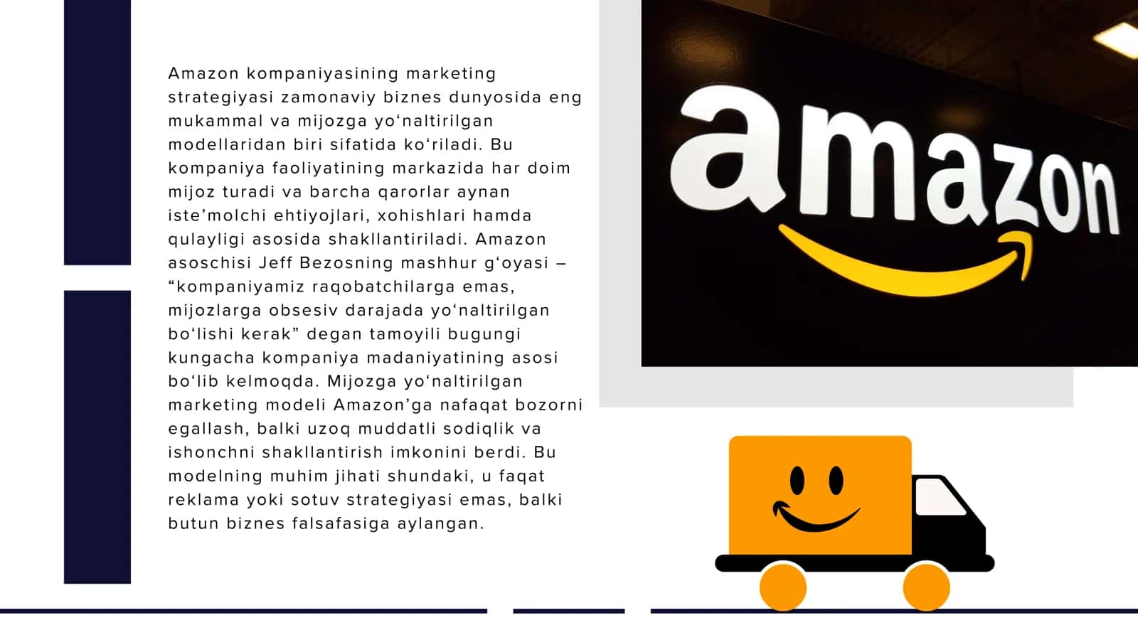 AMAZON KOMPANIYASIDA MIJOZGA YO'NALTIRILGAN MARKETING MODELI 2