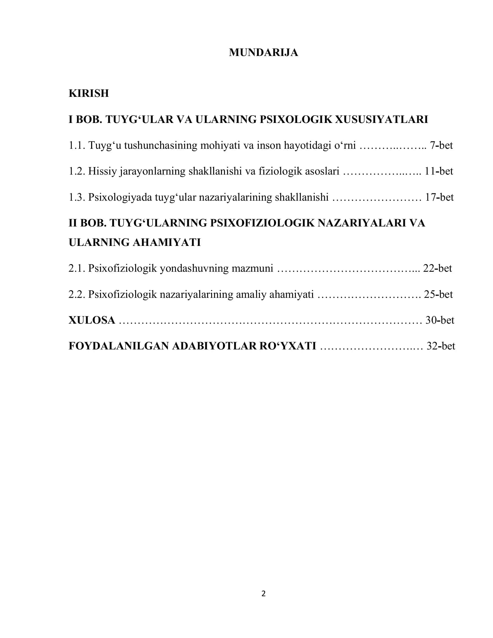 TUYG'ULARNNING PSIXOFIZIOLOGIK NAZARIYALARI 2