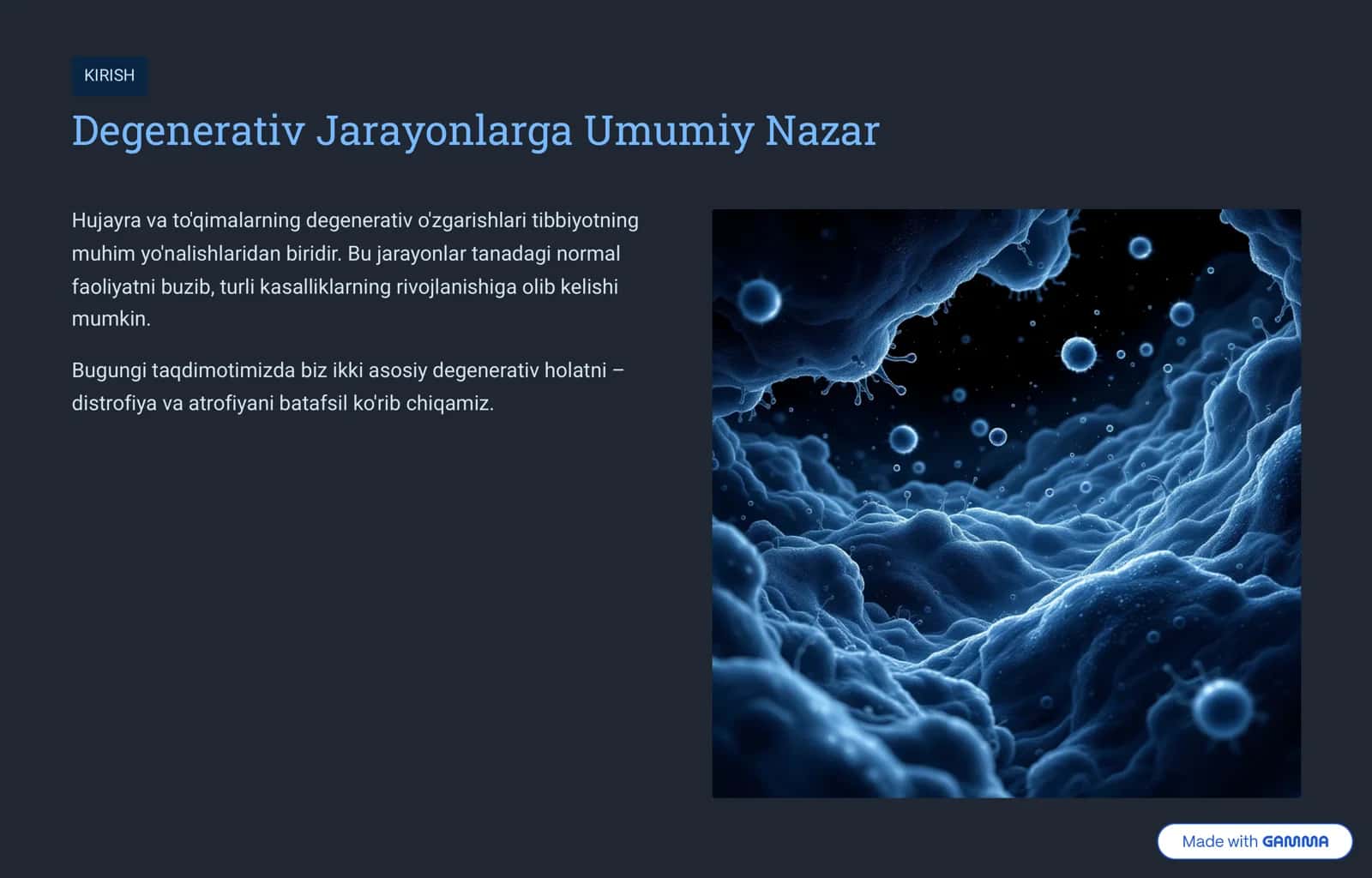 Distrofiya va Atrofiya 2