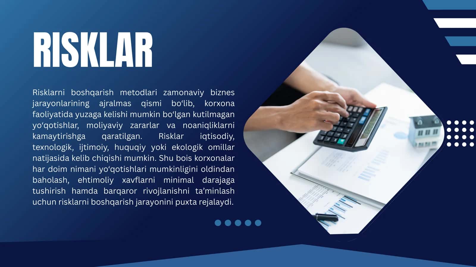 RISKLARNI BOSHQARISH METODLARI 2