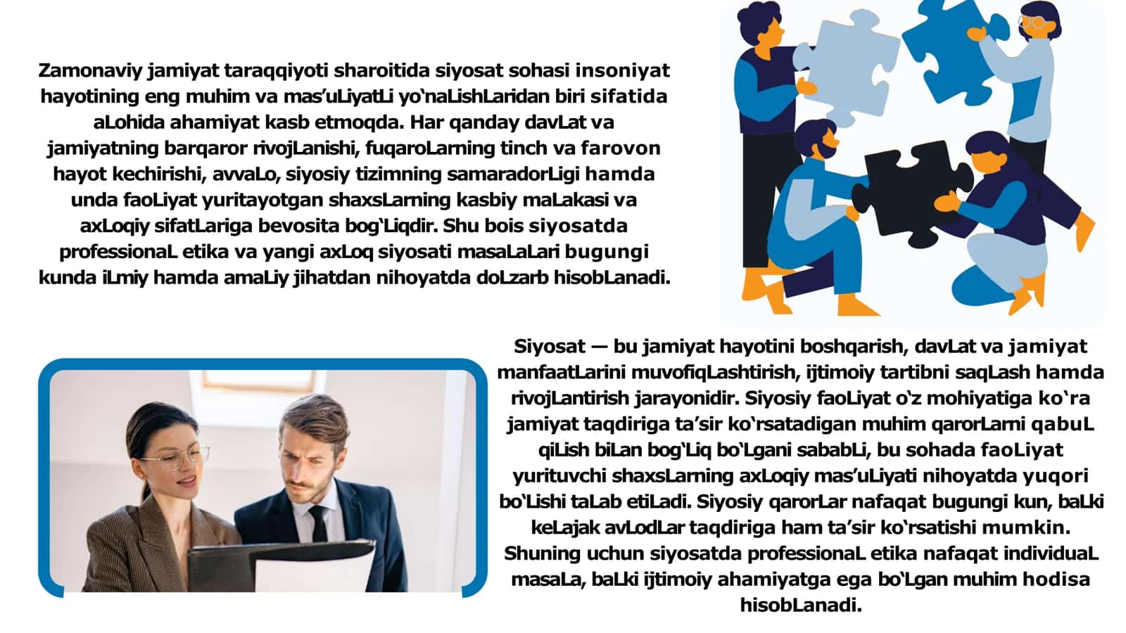 siyosatda professional etika va yangi axloq siyosati 2