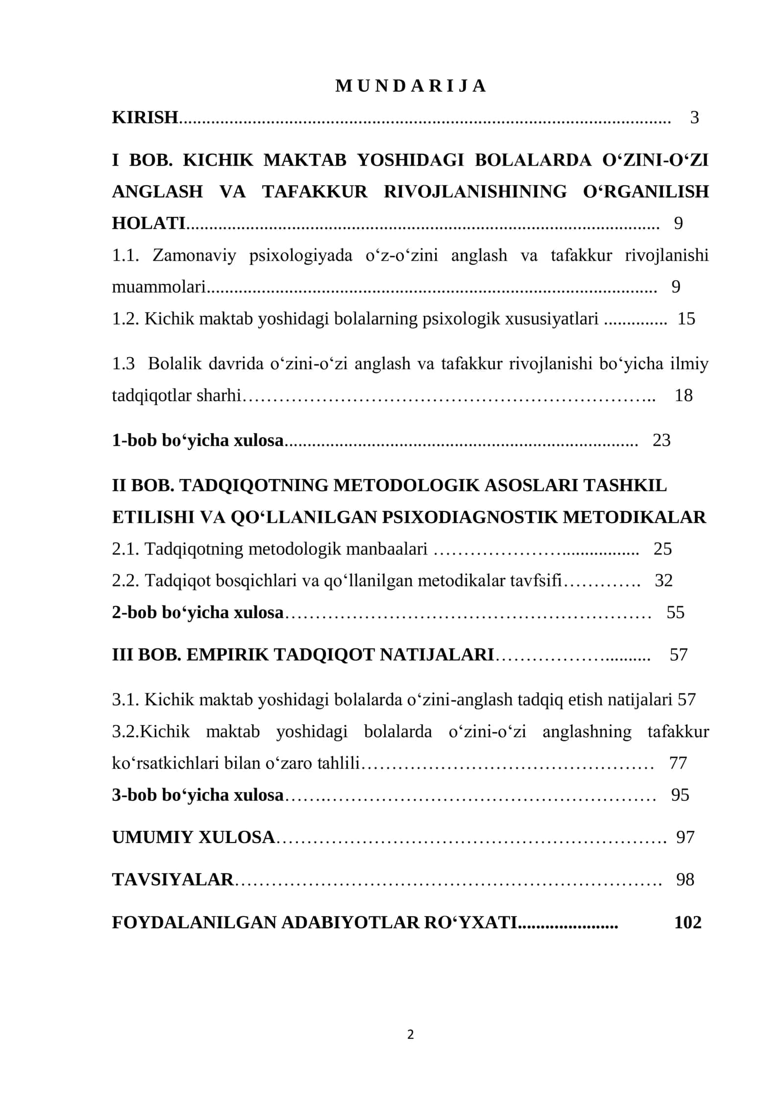 KICHIK MAKTAB YOSHIDAGI BOLALARDA O‘ZINI- O‘ZI ANGLASH JARAYONINING TAFAKKUR RIVOJLANISHIGA TA’SIRI 2