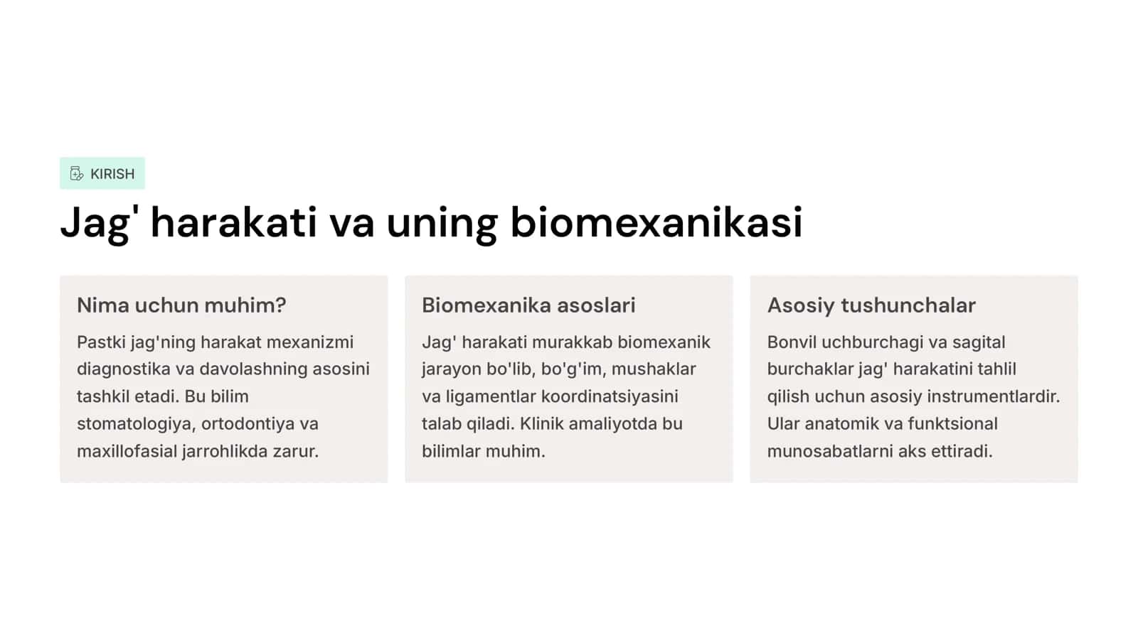 Pastki jag‘ xarakati biomexanikasi.Bonvil uchburchagi,sagital kesuv yo‘li burchagi,sagital bo‘g‘im yo‘li burchagi. 2
