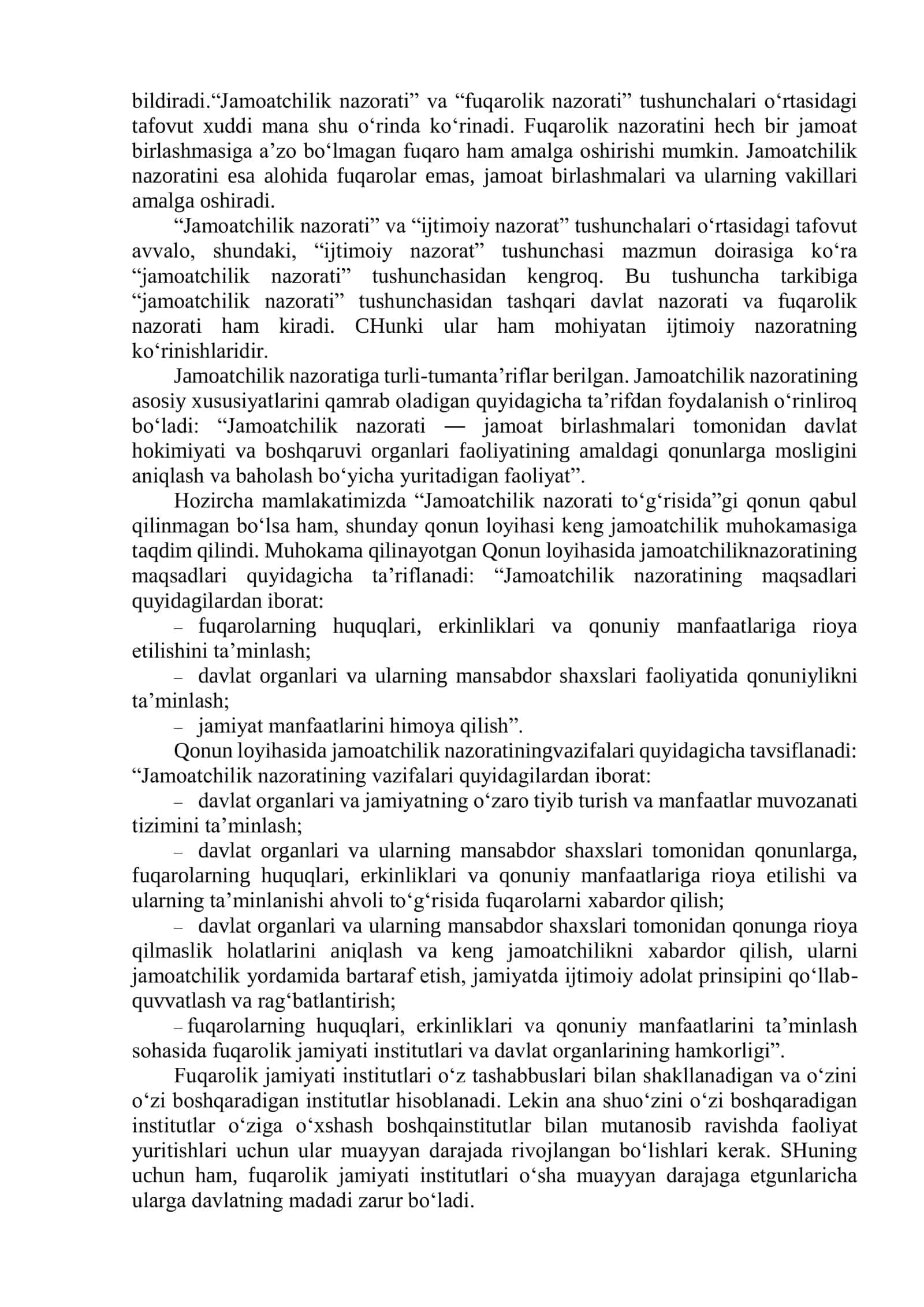 JAMOATCHILIK NAZORATI VA DAVLAT ORGANLARI FAOLIYATINING OCHIQLIGI 2