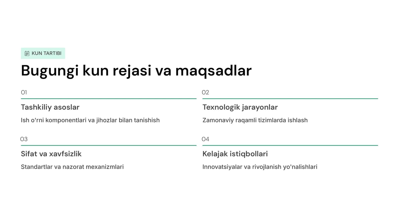 Vrach ortoped stomatolog va  Tish texnigining ish o‘rnini tashkillashtirish. 2