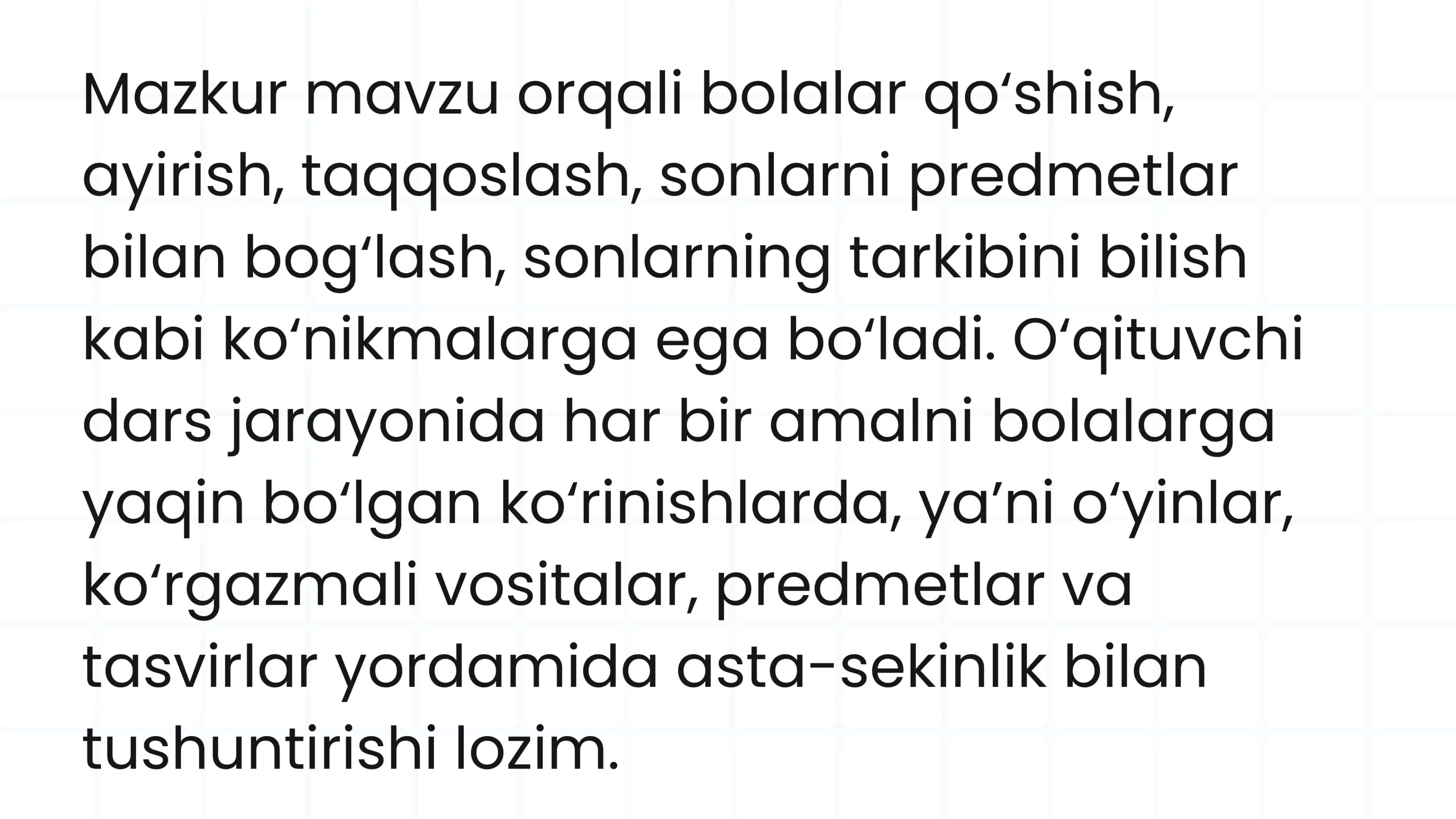 BUTUN SONLAR USTIDA ARIFMETIK AMALLARNI O‘RGATISH METODIKASI 2