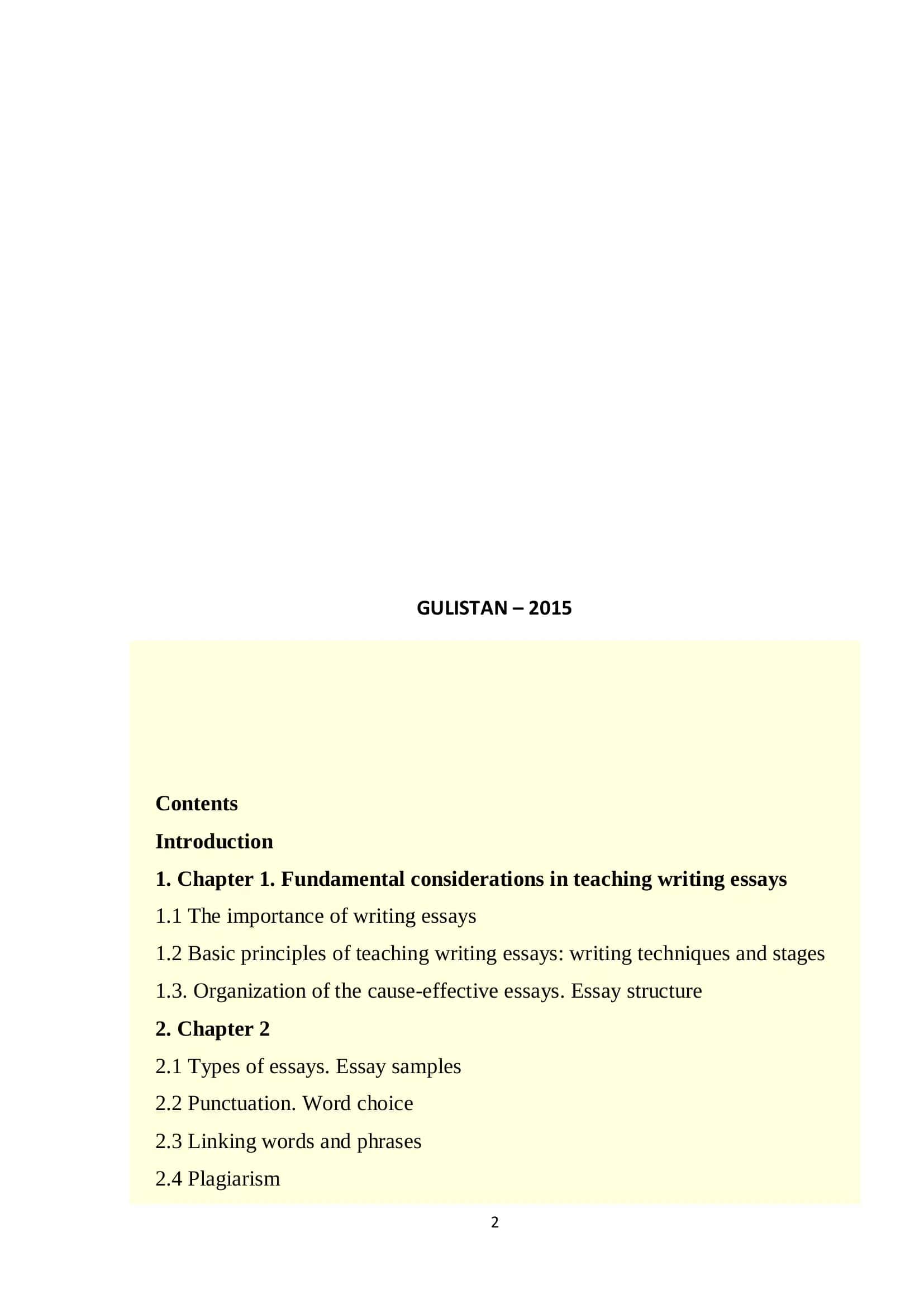 Course Paper on theme “Writing cause-effect essay” 2