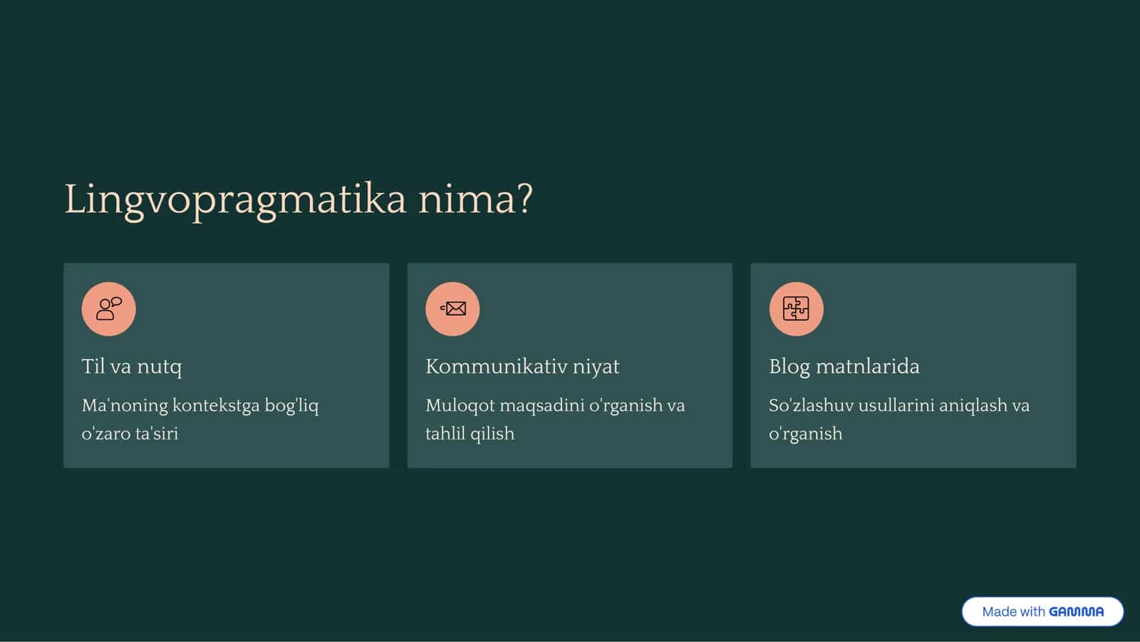 Lingvopragmatik Tahlili 2