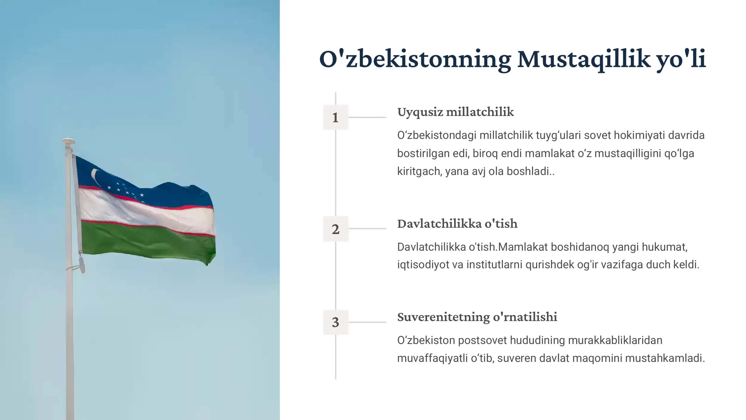 Mustaqillikning ilk  bosqichlarida  O‘zbekistonda siyosiy  vaziyat 2