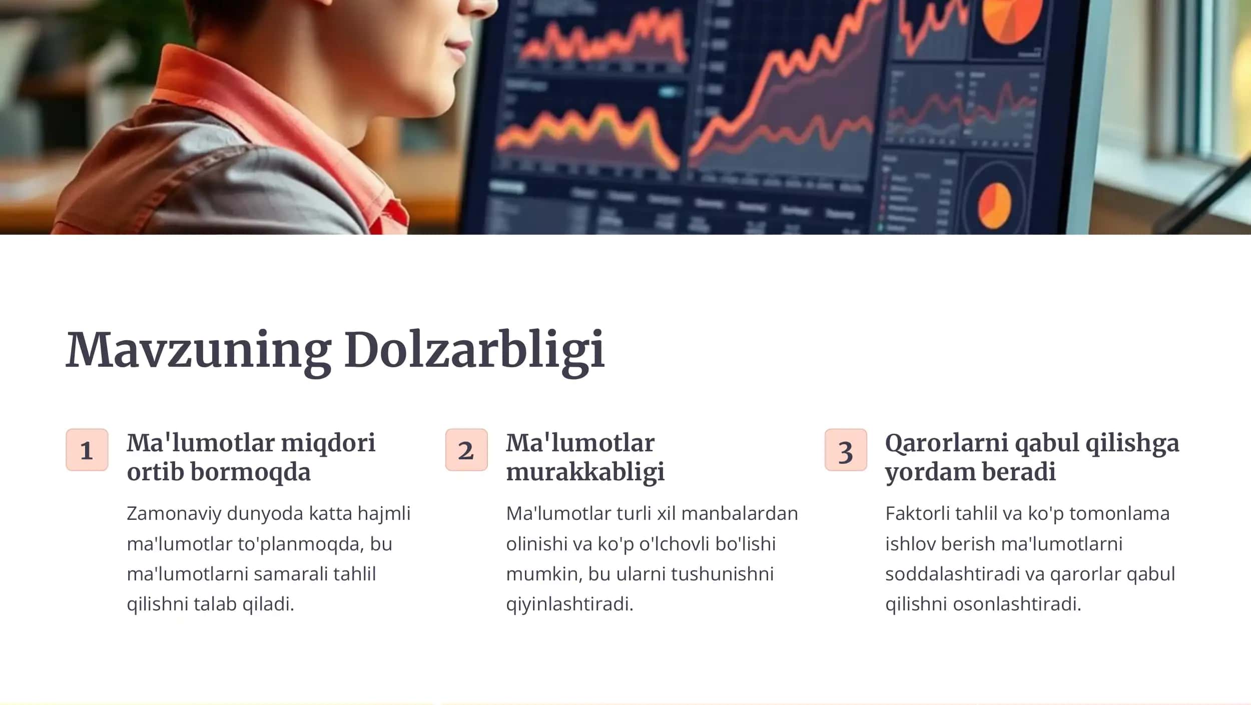Faktorli Tahlil va Ko'p Tomonlama Ishlov Berish 2