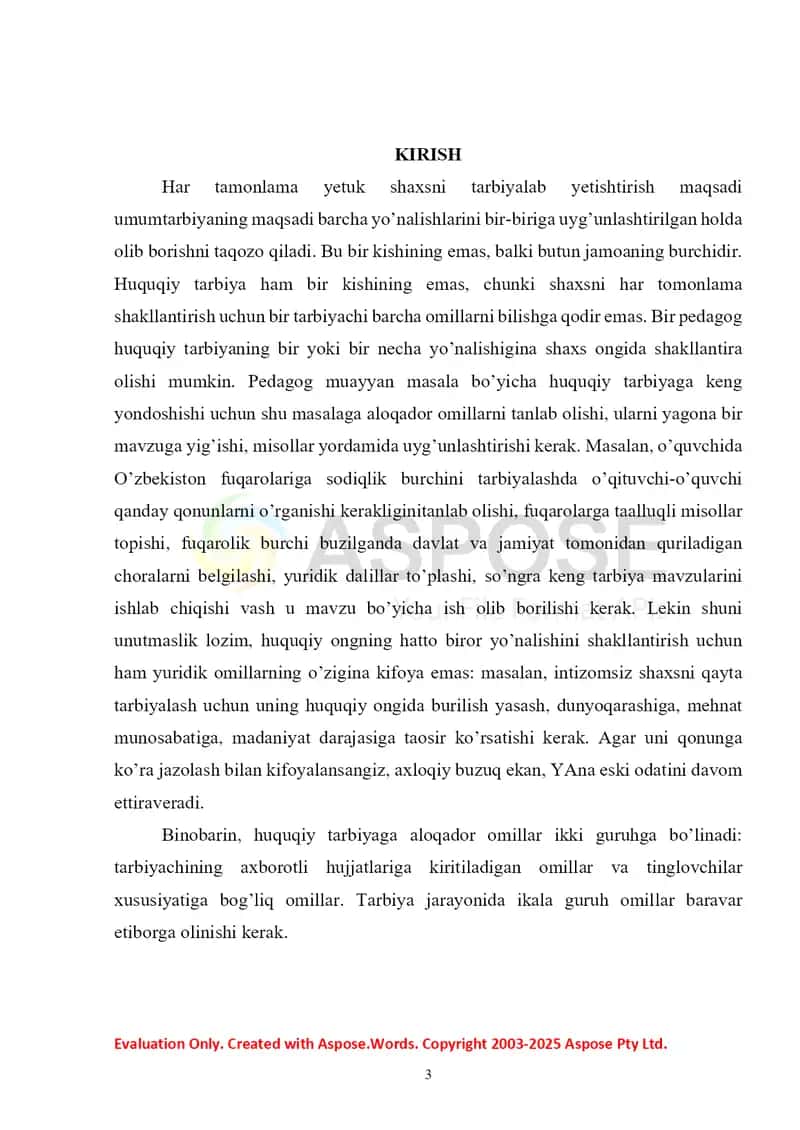 HUQUQIY TARBIYA JARAYONIDA HUQUQIY ONGNI SHAKLLANTIRISH VA HUQUQIY MADANIYATNI YUKSALTIRISH 2