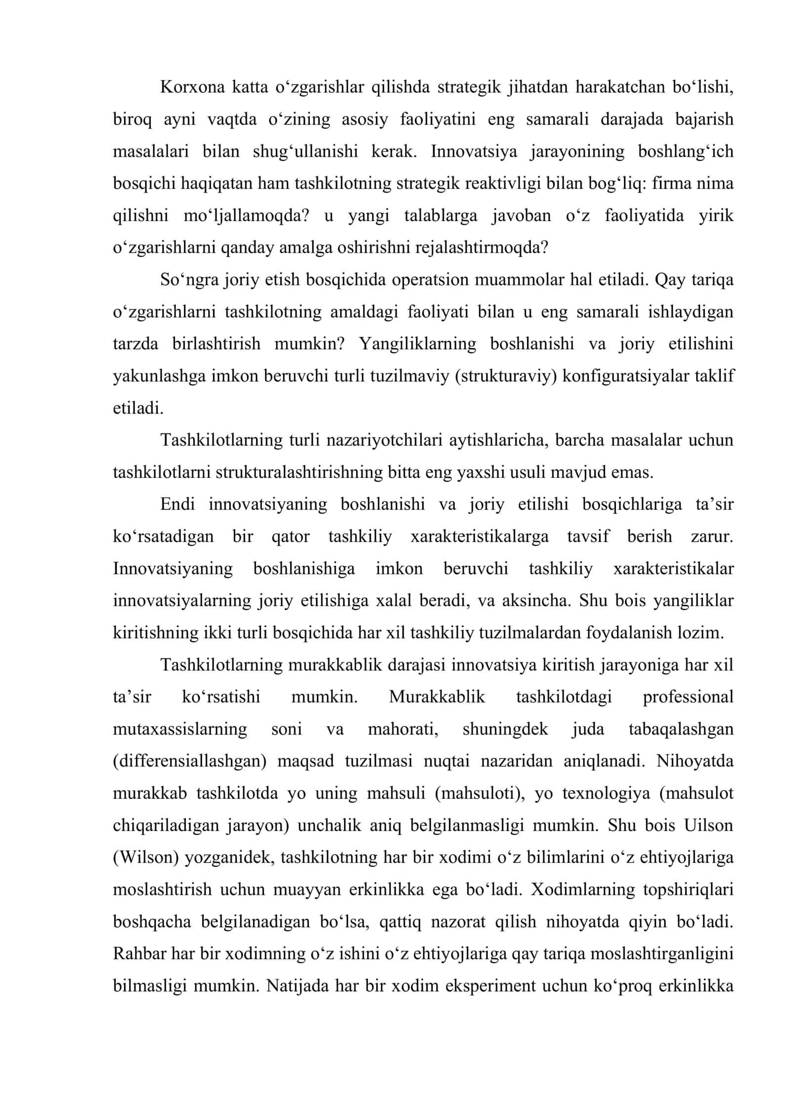 Innovatsion faoliyatning tadbirkorlik obyekti sifatidagi ahamiyati 2