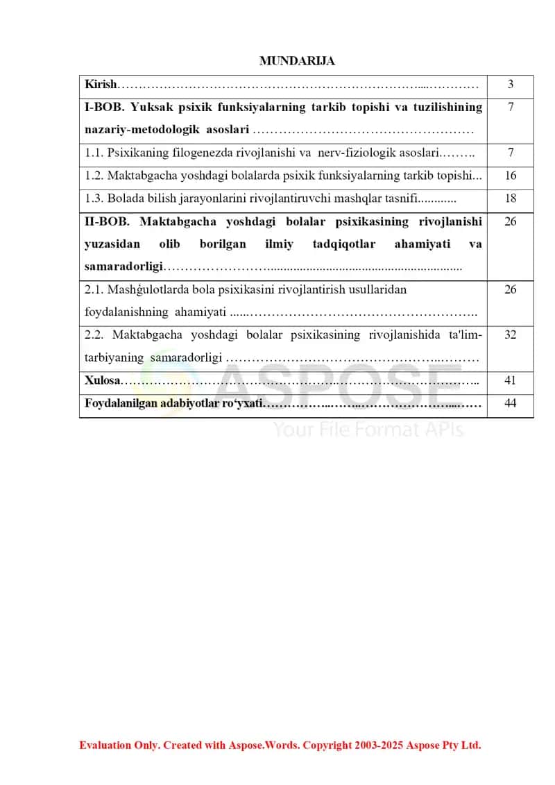 Maktabgacha yoshdagi bolalar psixikasining rivojlanishi  yuzasidan olib borilgan ilmiy tadqiqotlar ahamiyati va samaradorligi 2