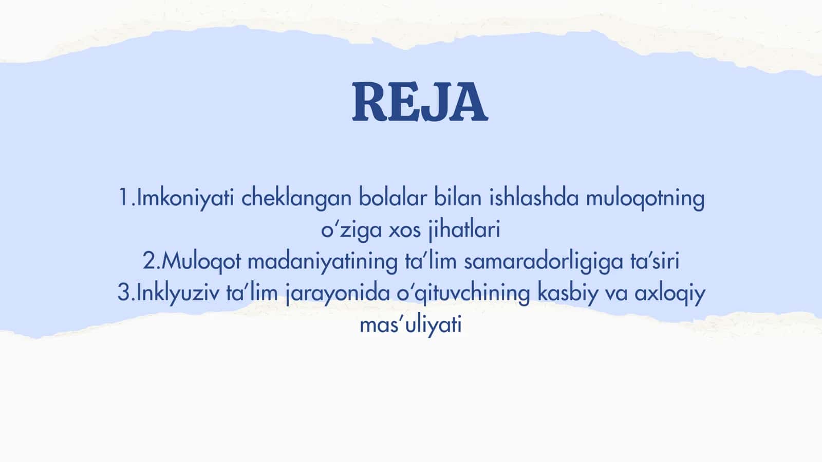 Imkoniyati cheklangan bolalarga taʼLIM berishda  oʻqtuvchi muloqot madaniyatining ahamiyati. 2