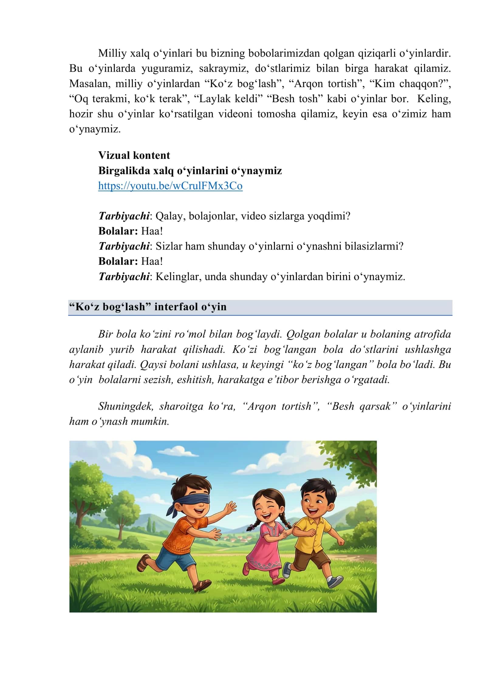 MAKTABGACHA TA’LIM TASHKILOTLARI.dars ishlanma 2