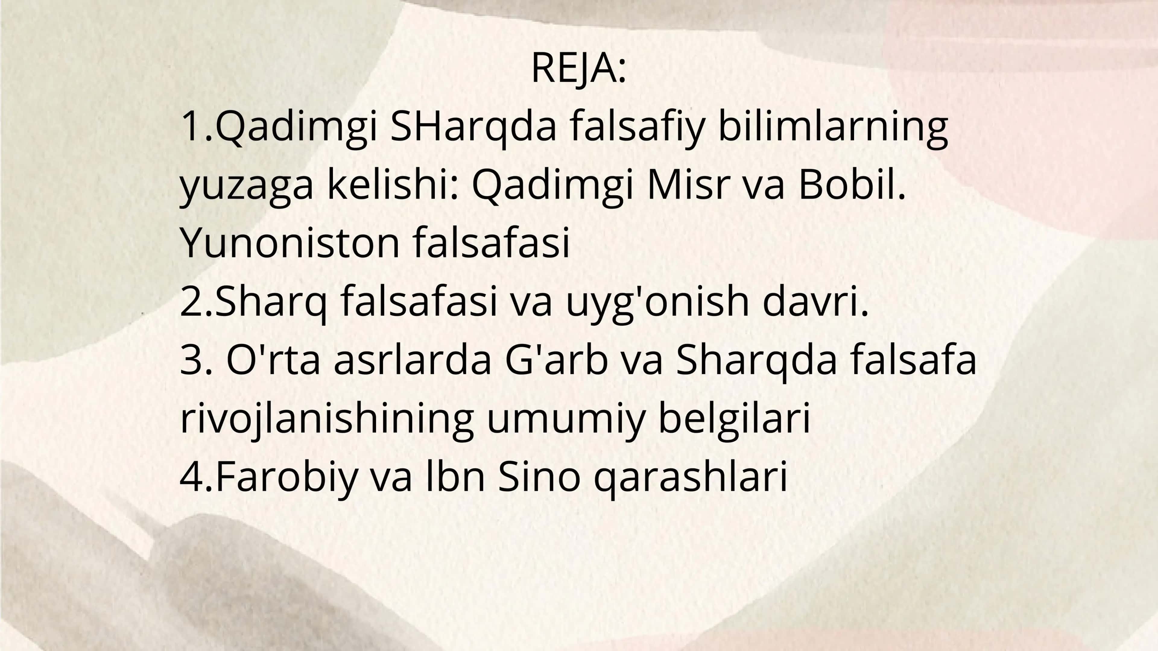 Falsafaning mohiyati 2