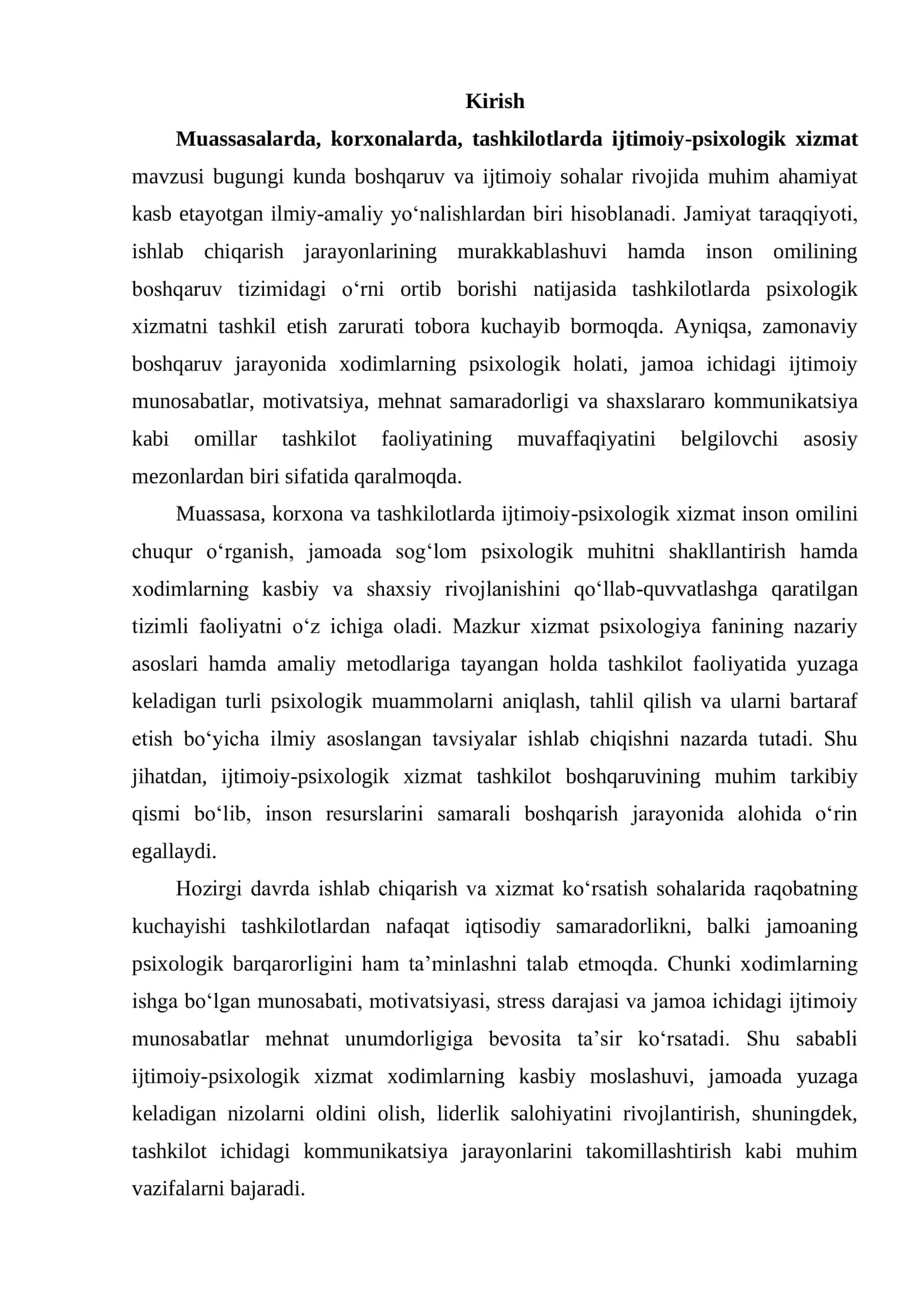 Tashkilotlarda ijtimoiy-psixologik xizmatning mazmuni va ahamiyati 2