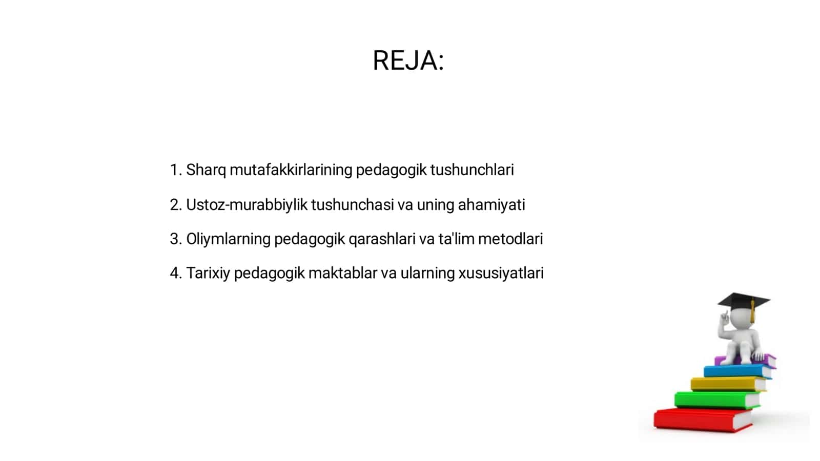 Sharq mutafakkirlarining pedagogik qarashlari va ustoz-murabbiyga qo‘ygan talablari 2