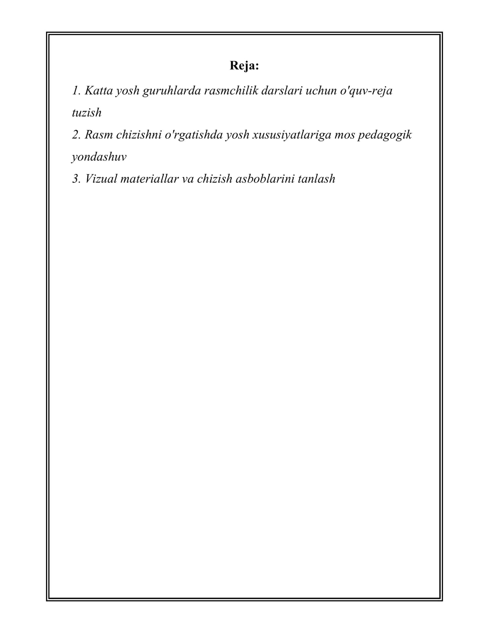 Katta yosh guruhlarda bolalarni rasm chizishga o‘rgatish 2