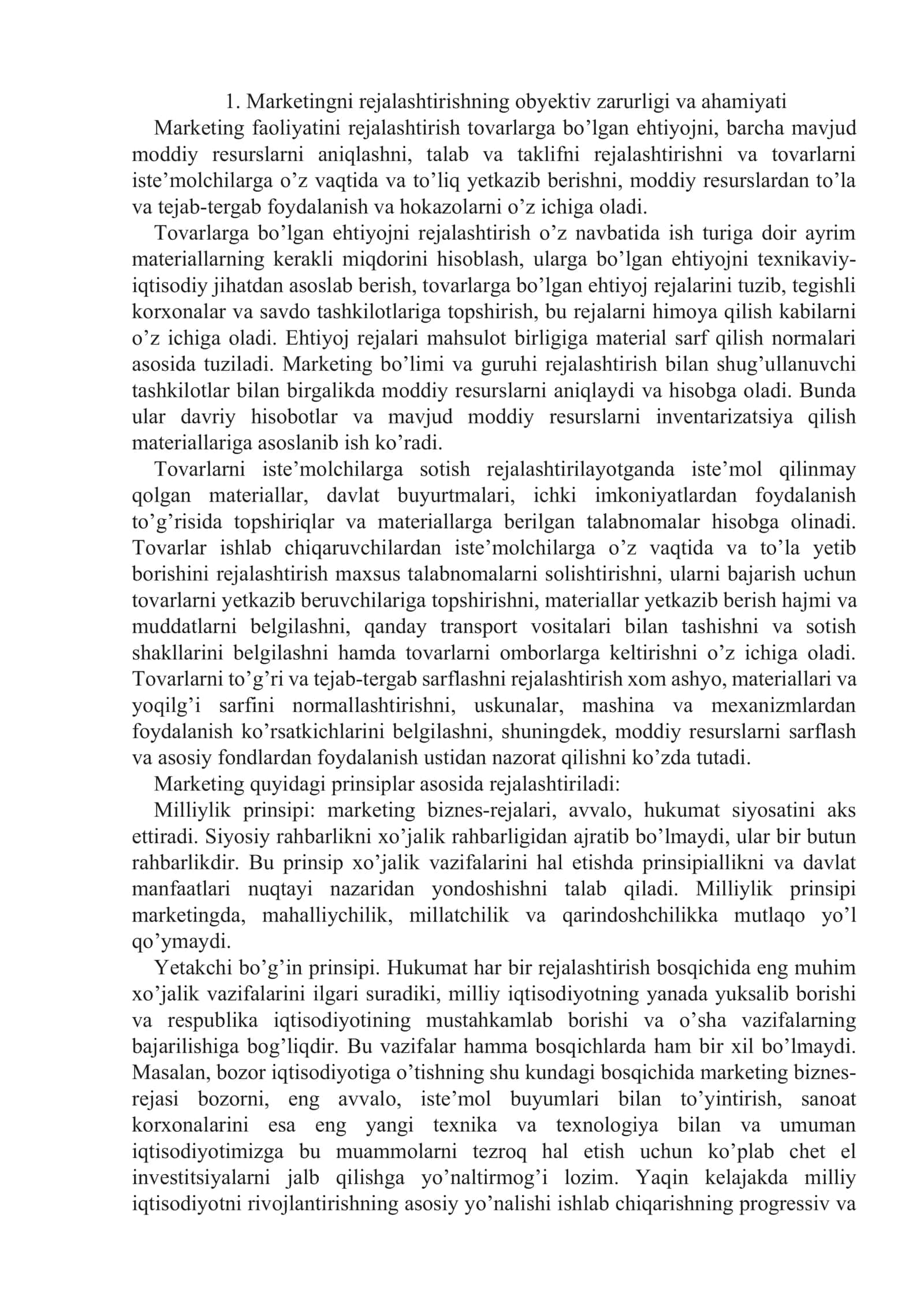 Marketing – biznes rejasi 2
