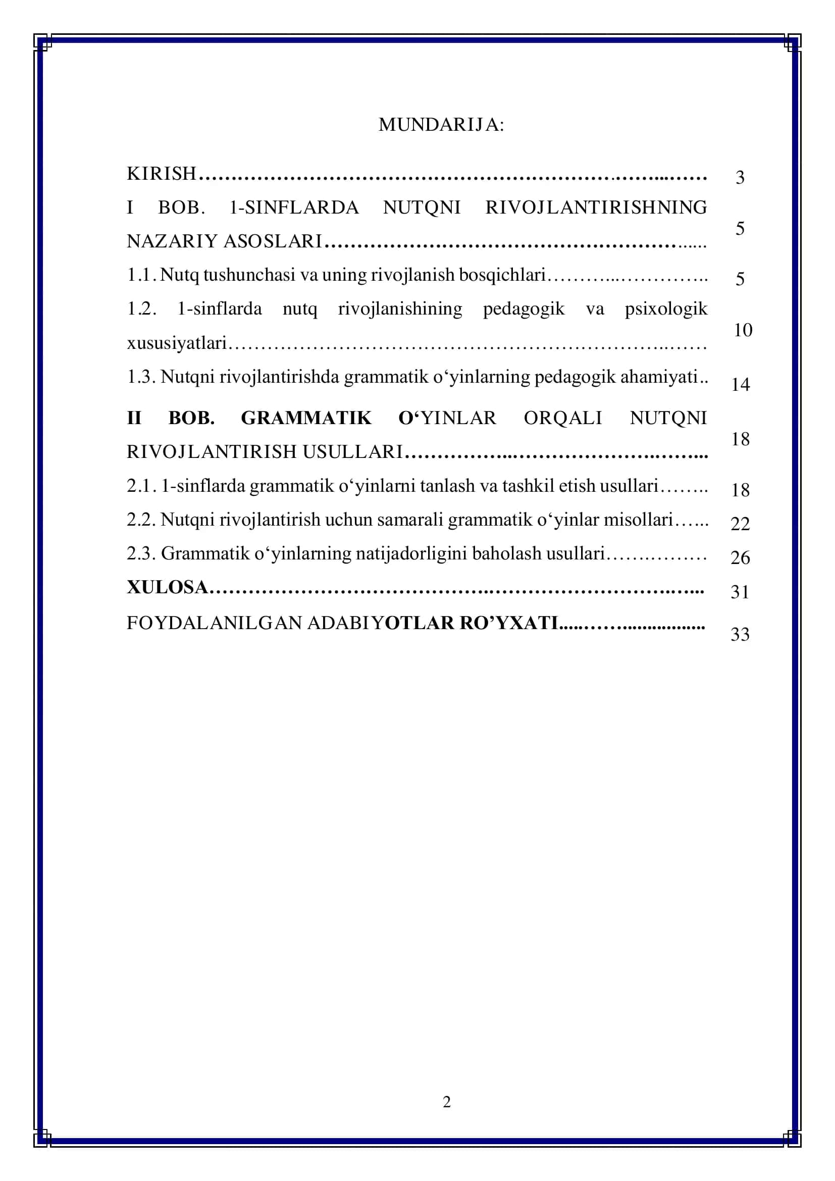 1-sinflarda o‘quvchilarning nutqini o‘stirishda grammatik o‘yinlardan foydalanish usullari 2