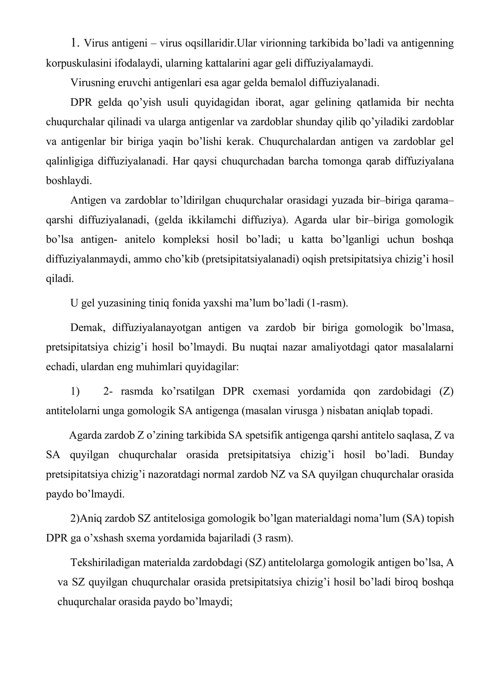 Diffuz pretsipitatsiya reaksiyasi 2