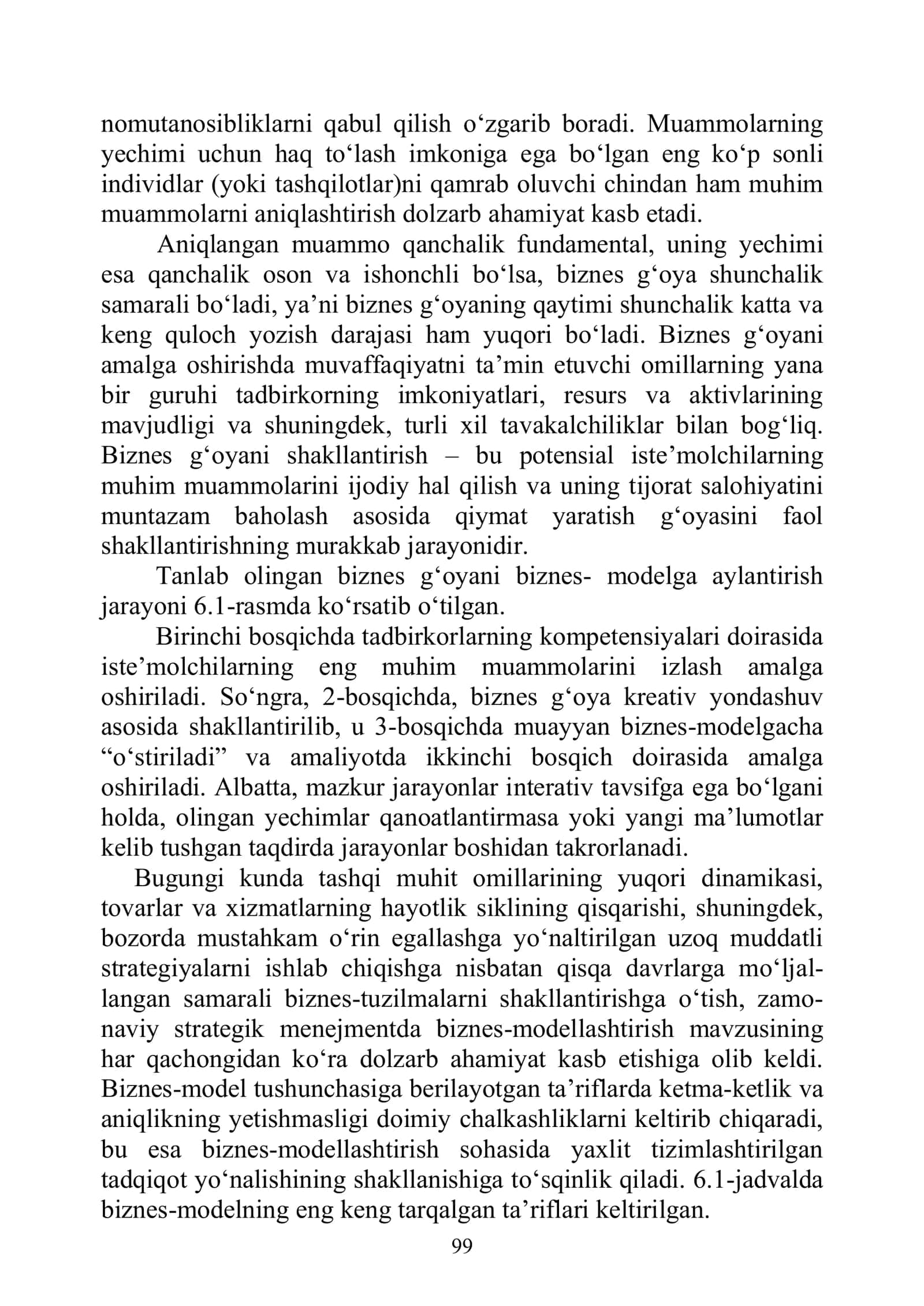 BIZNES G‘OYADAN-BIZNES MODELGA 2