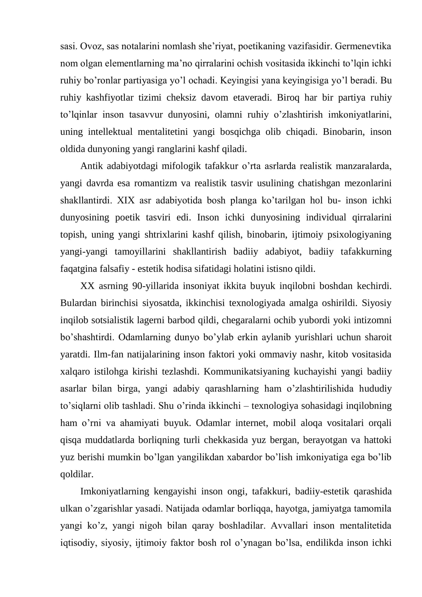 Adabiy germenevtika va badiiy til poetikasi faniga kirish 2
