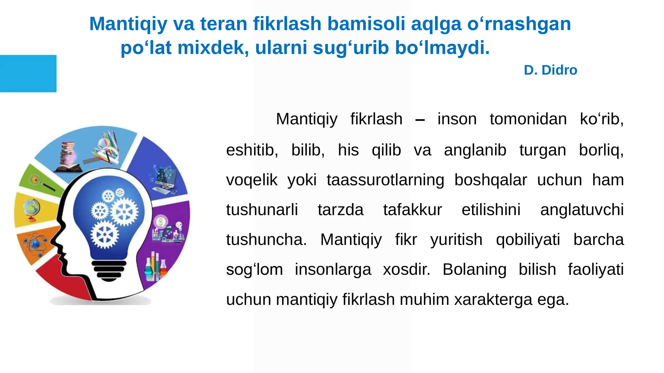 Mantiqiy va teran fikrlash usullari 2