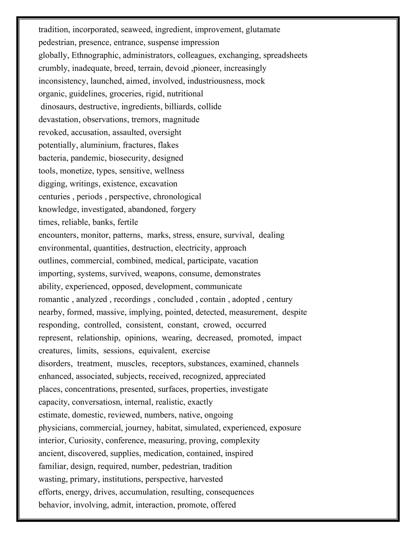 INGLIZ TILI-most repeated listening spelling-3 2
