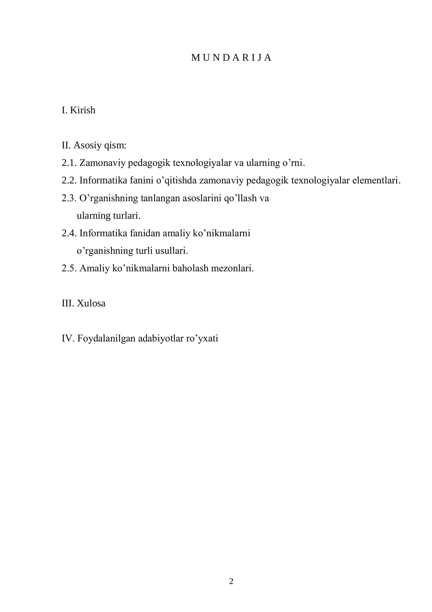 Amaliy matematika va informatika 2