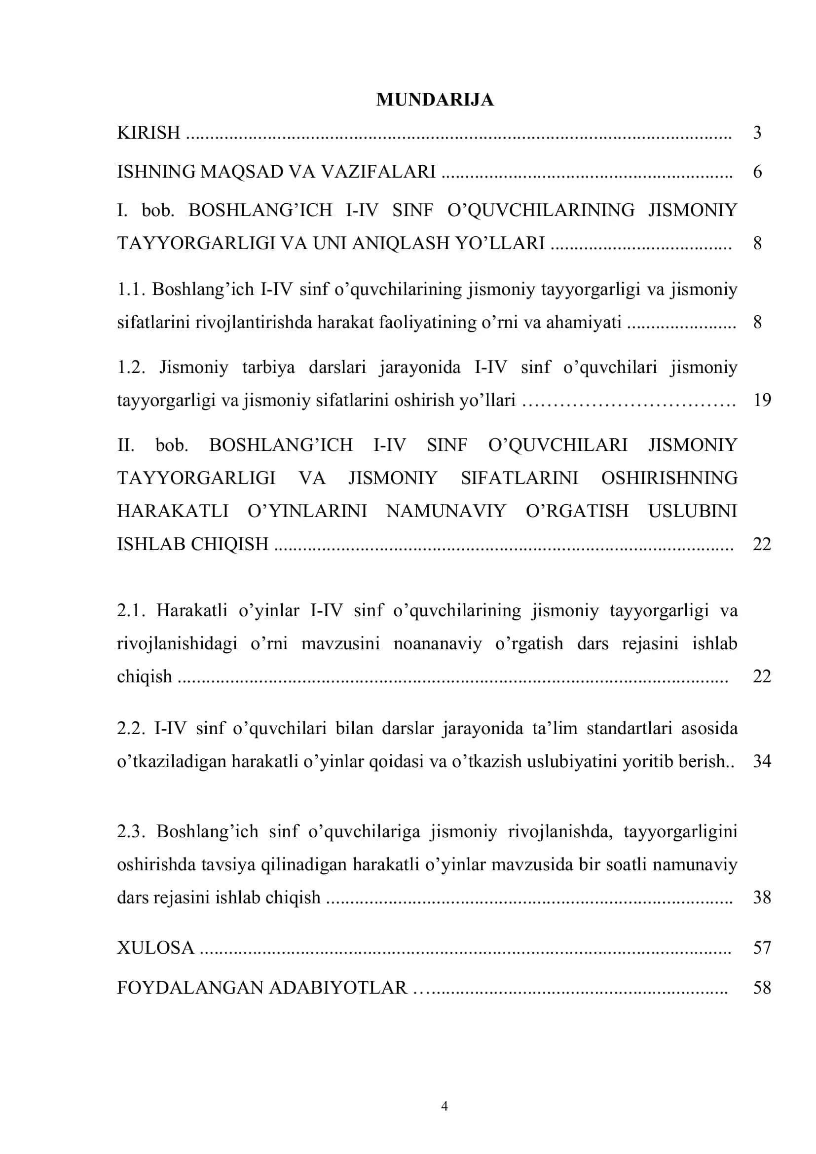 1-4 SINF O’QUVCHILARINI JISMONIY TAYYORGARLIGI VA JISMONIY RIVOJLANGANLIGINI ANIQLASH YO’LLARI 2