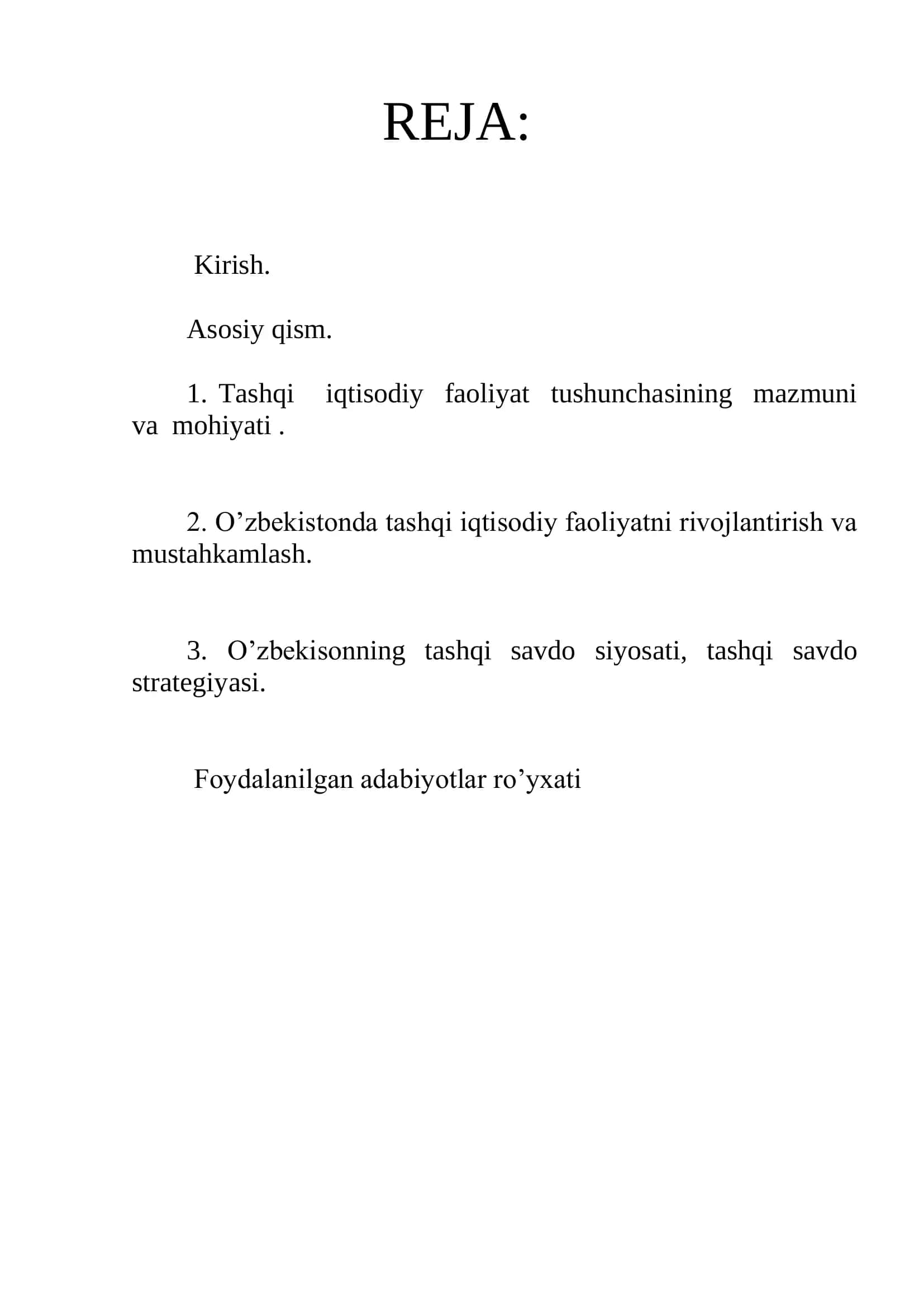 O'zbekistonda tashqi iqtisodiy faoliyatni erkinlashtirish 2