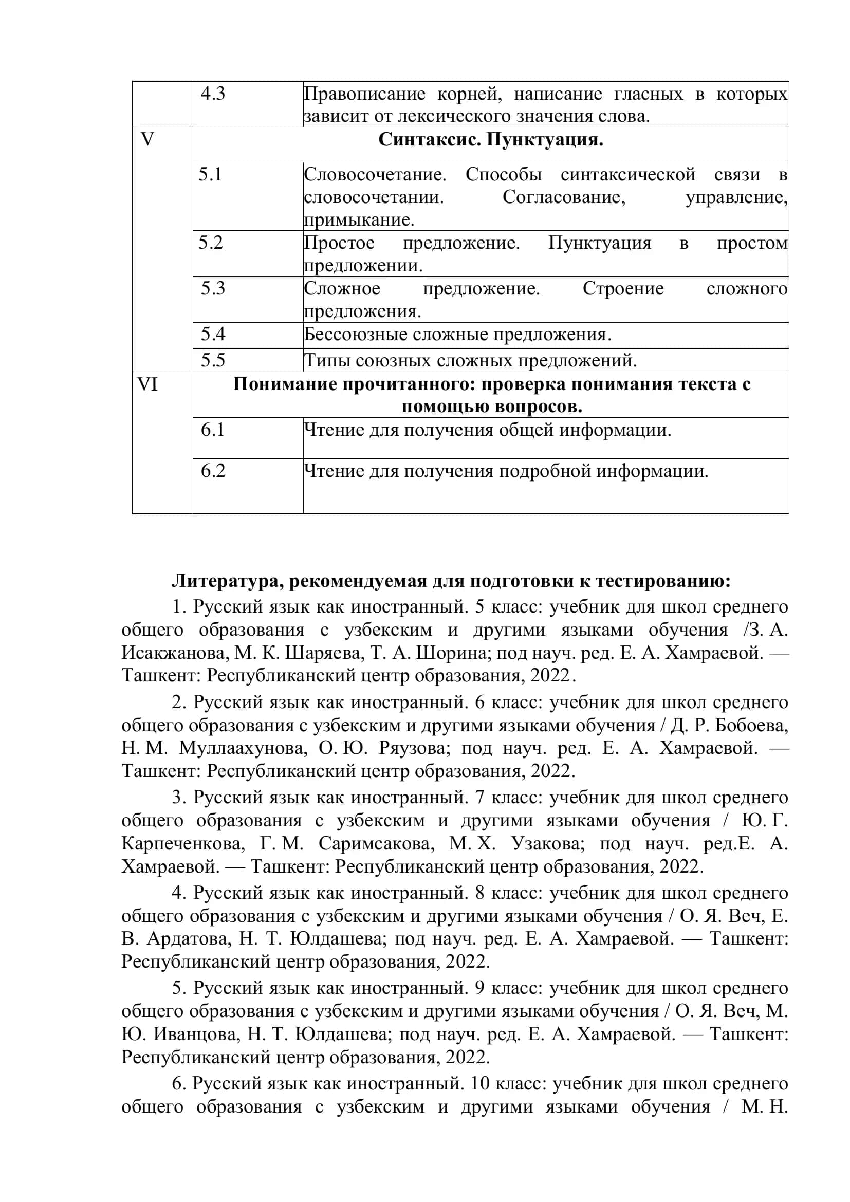 RUS TILI (O‘ZBEK SINF)FANIDAN MALAKA TOIFASI 2