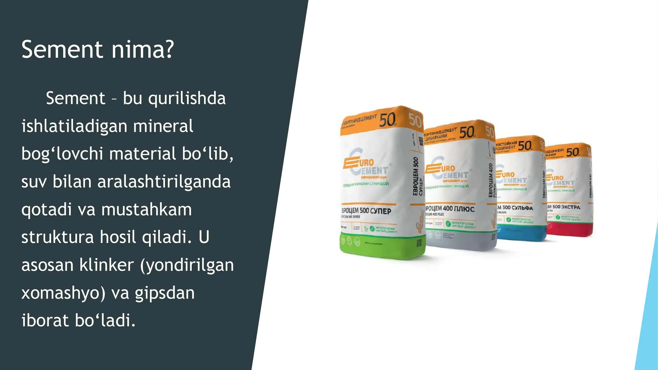 Sementlar turlari texnologiyasi 2