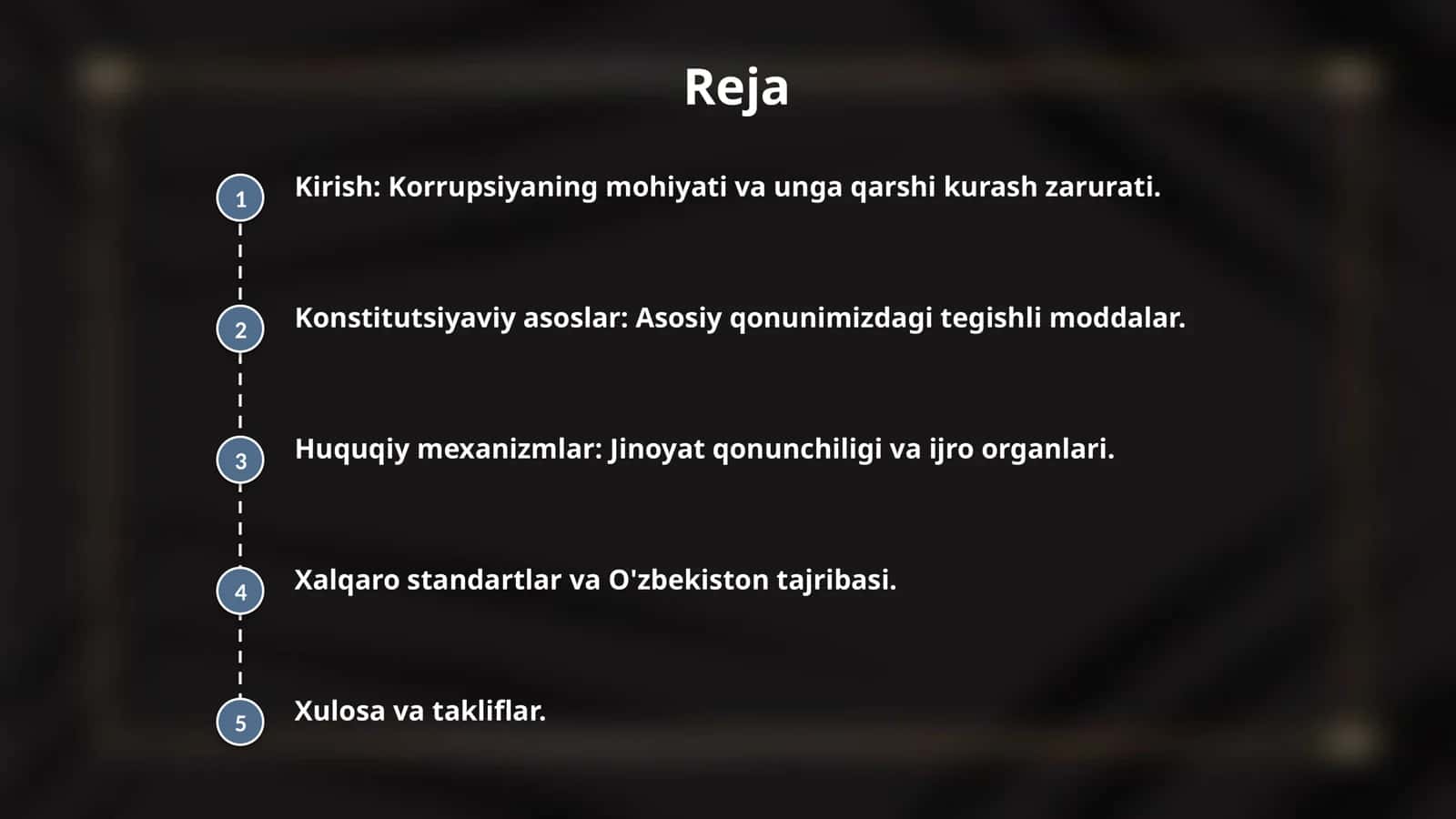 Korrupsiyaga qarshi kurashishning konstitutsiyaviy asoslari 2