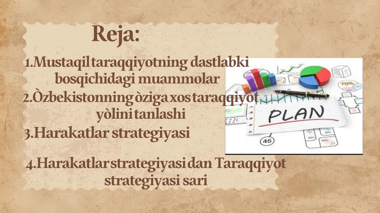 O'zbekistonning ijtimoiy siyosiy rivojlanish strategiyasiyangilanish va taraqqiyot yòli 2