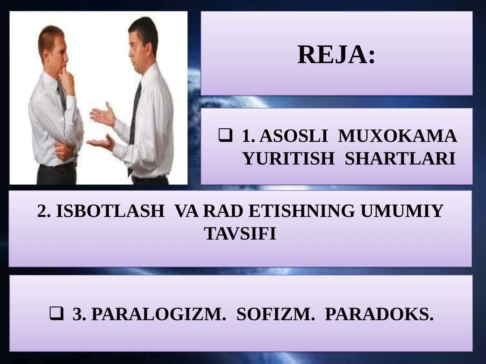 Argumentlash va bilimlar taraqqiyotini mantıqiy shakllari 2