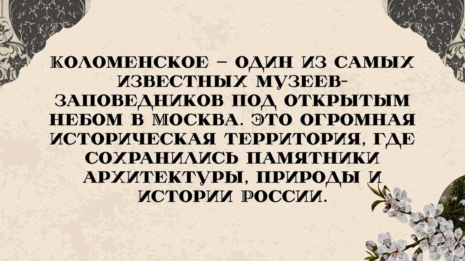 коломенское-музей под открытом небом 2