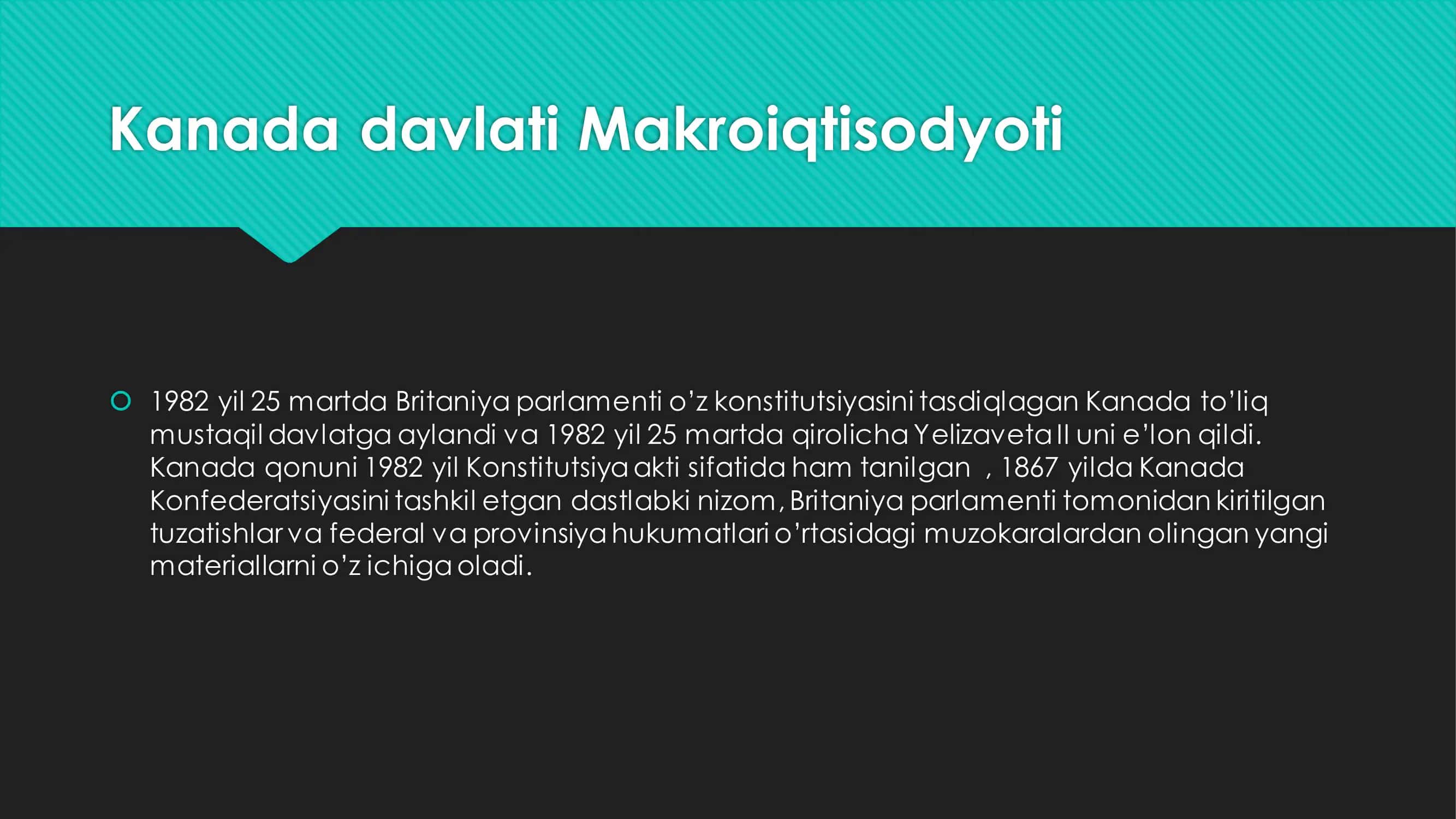 Kanada Konstitutsiyasi 2