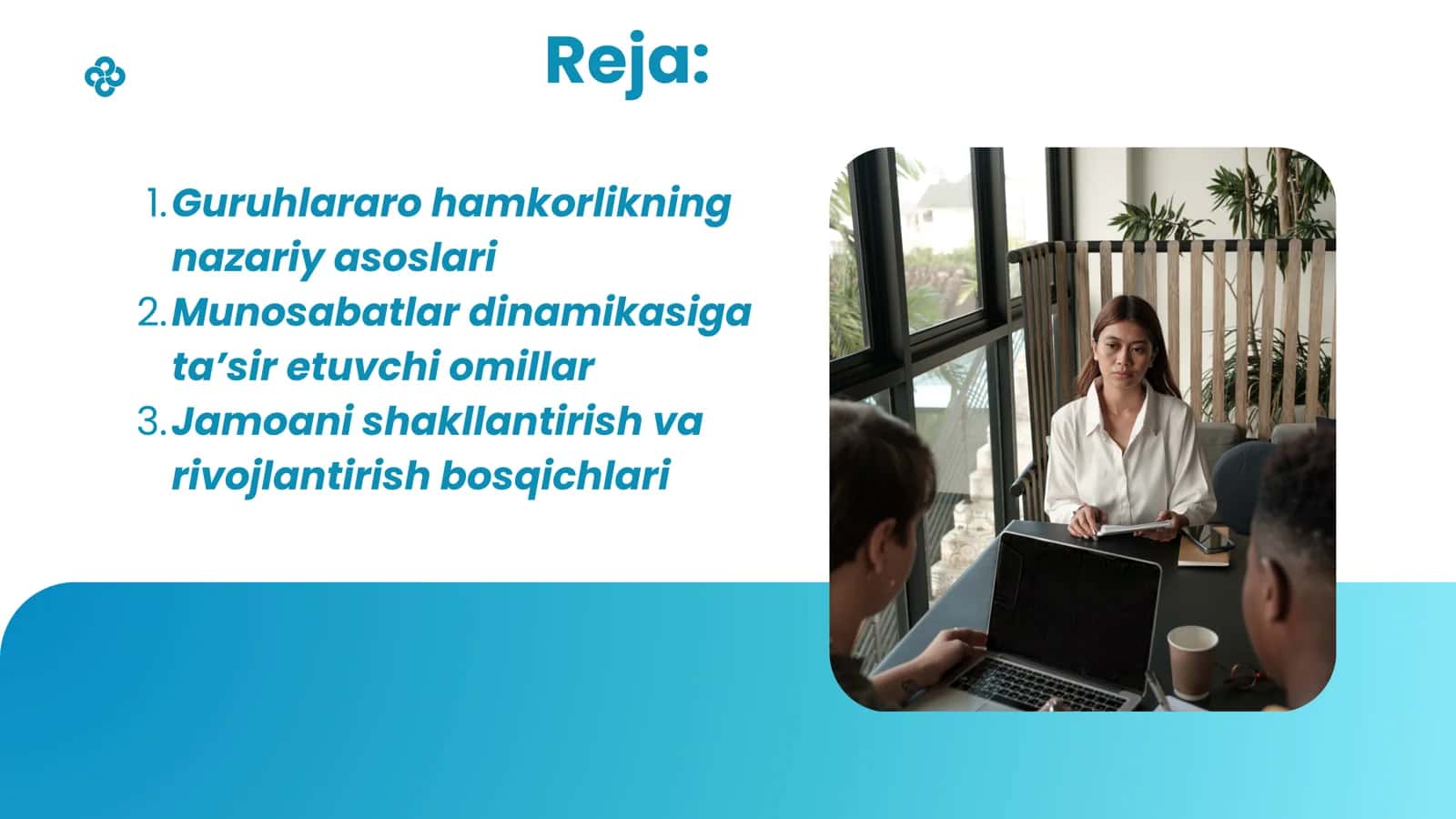 INSON RESURSLARINI BOSHQARISHDA GURUHLARARO MUNOSABATLAR 2
