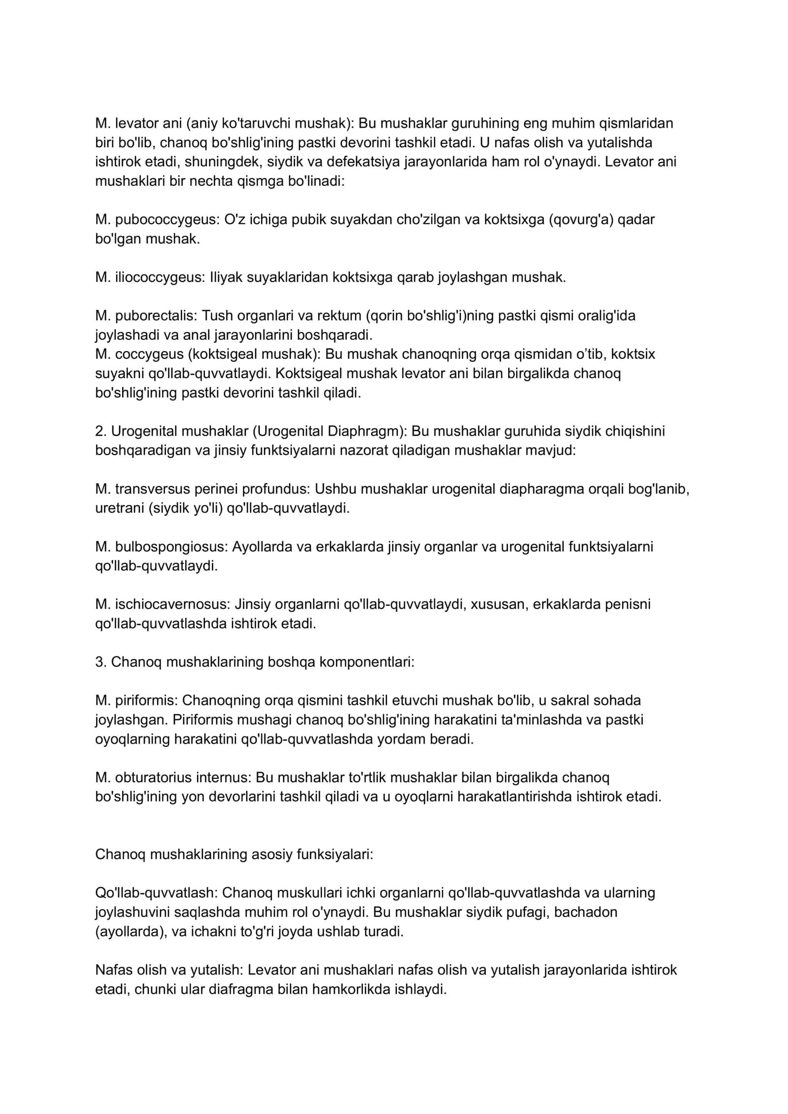 Ponasimon suyakning xususiyatlari 2
