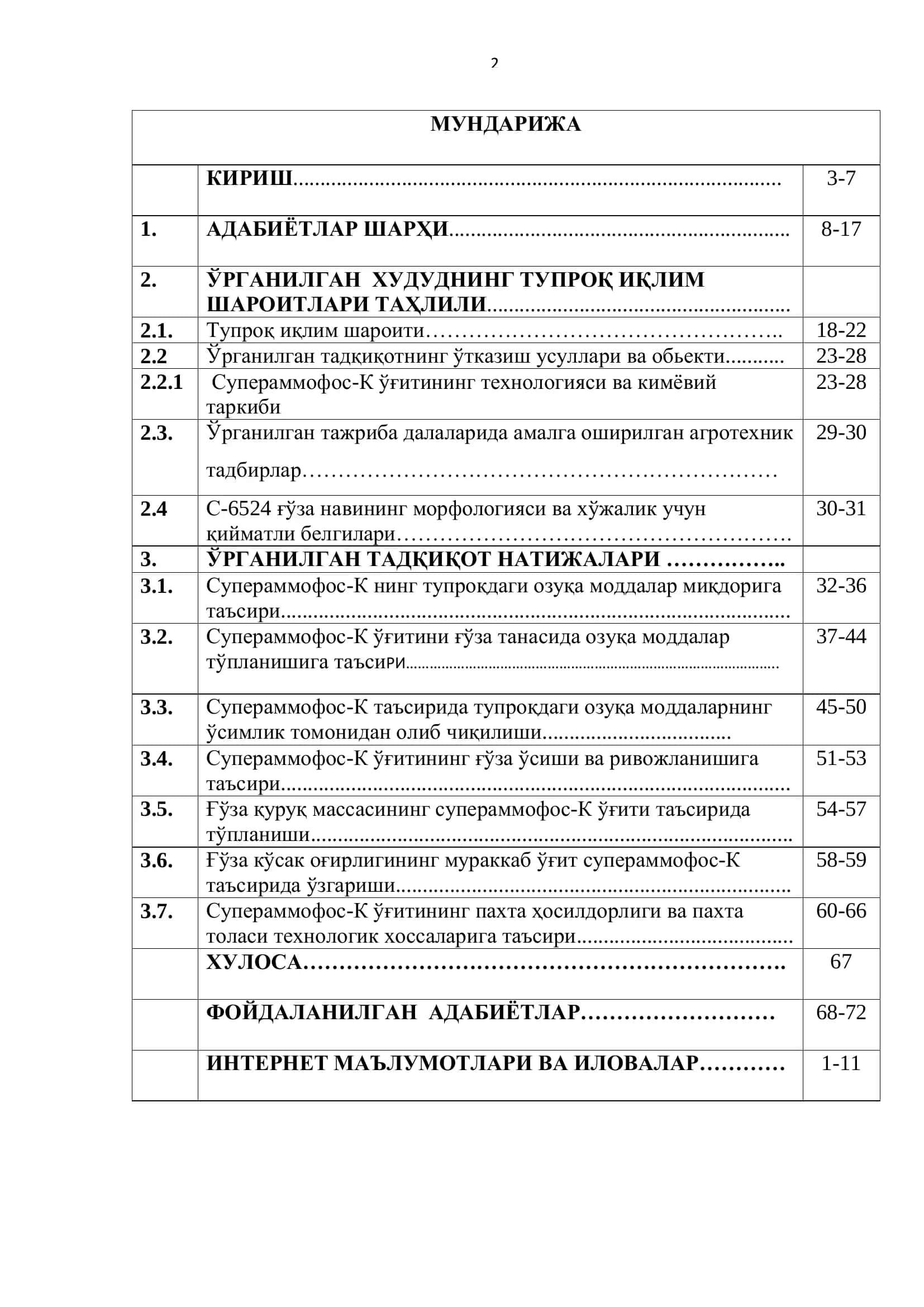 ЯНГИ СУПЕРАММОФОС- К ЎҒИТИНИНГ ТУПРОҚ УНУМДОРЛИГИ ВА ҒЎЗА ҲОСИЛДОРЛИГИГА ТАЪСИРИ 2