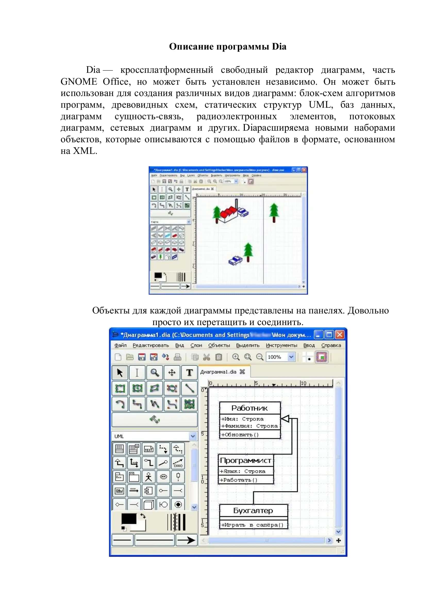 Реферат по программному обеспечению Dia 2