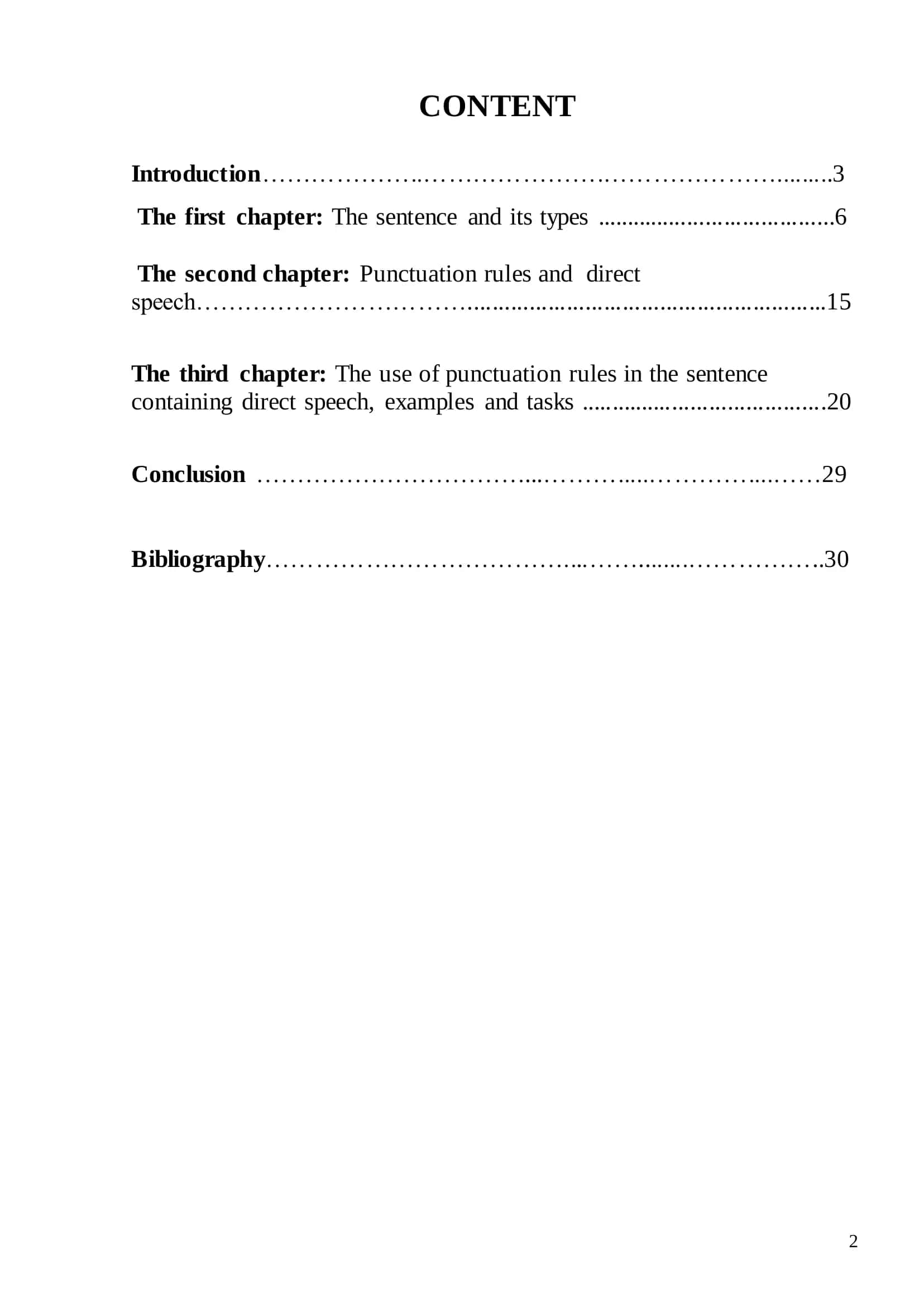 PUNCTUATION RULES OF THE SENTENCE CONTAINING DIRECT SPEECH 2