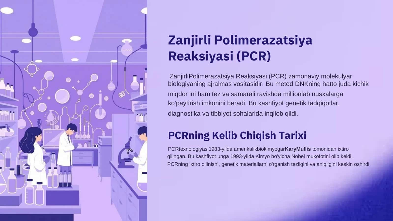 Zanjirli polimerazatsiyalash reaksiyasi 2