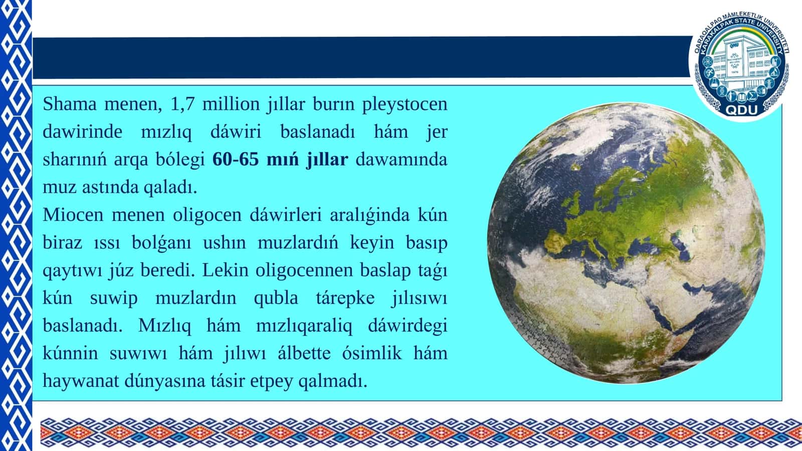 EŃ ÁYYEMGI ADAMLARDIŃ JU’ZEGE KELIWI (HOMO) 2